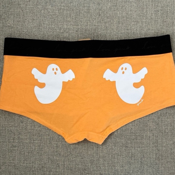PINK Halloween Ghost Shortie Panties - Picture 1 of 4